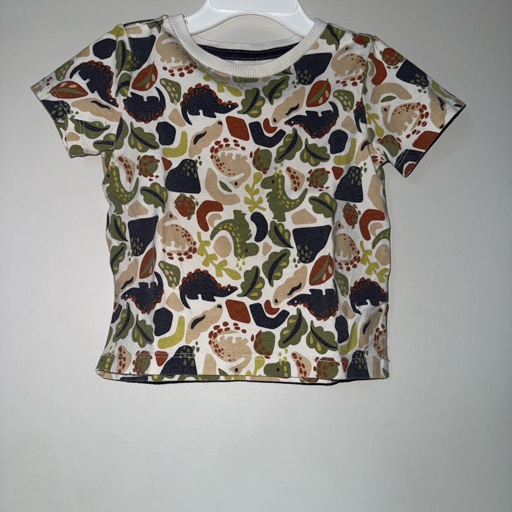 Tommy Bahama Green and Black Short Sleeve Tee